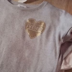 Varsity Style Long Sleeve Shirt 'Awesome'